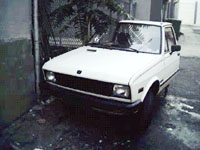Yugo parked at Raccoon Space