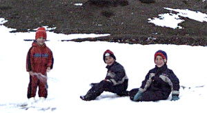 the grocery-bag riders of Jahorina