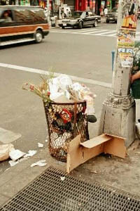 The shrine ended up in the garbage, eventually