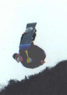 A smooth, trademark backflip by Rich
