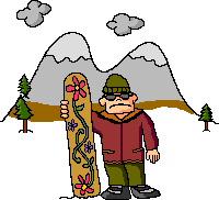 Snowboard Peace Dude